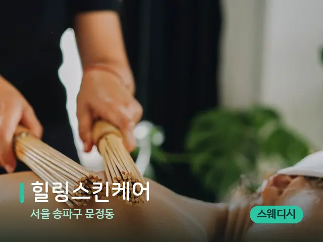 서울 송파구 문정동 힐링스킨케어 — 마사지 오일과 도구